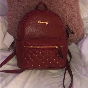 Stylish mini red bag